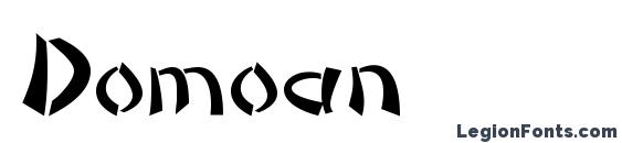 Шрифт Domoan