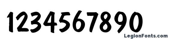 DonCasualSWPlain Font, Number Fonts