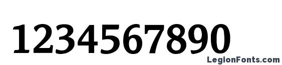 Dor Regular Font, Number Fonts