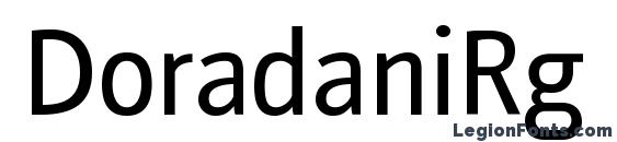 DoradaniRg Regular font, free DoradaniRg Regular font, preview DoradaniRg Regular font
