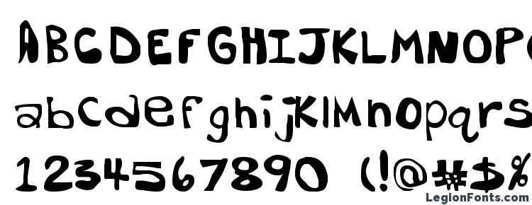 glyphs Dork Butt Regular font, сharacters Dork Butt Regular font, symbols Dork Butt Regular font, character map Dork Butt Regular font, preview Dork Butt Regular font, abc Dork Butt Regular font, Dork Butt Regular font