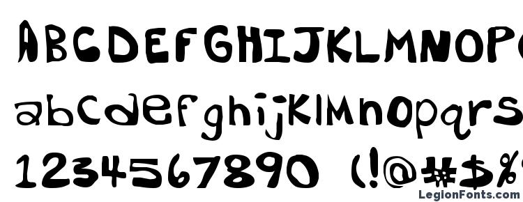 glyphs Dorkbutt font, сharacters Dorkbutt font, symbols Dorkbutt font, character map Dorkbutt font, preview Dorkbutt font, abc Dorkbutt font, Dorkbutt font