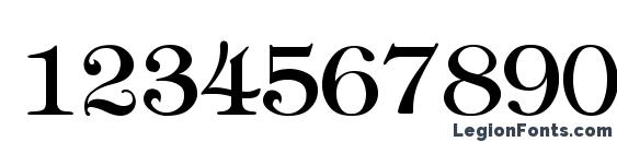 Dormeua Thin Font, Number Fonts