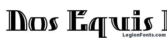 Dos Equis NF Font, All Fonts