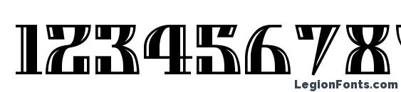 DosEquis Font, Number Fonts