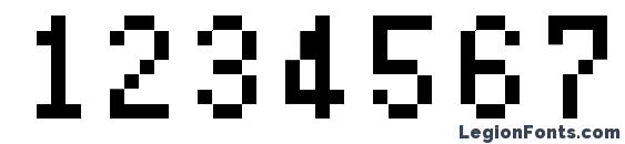 Dosukoi Font, Number Fonts