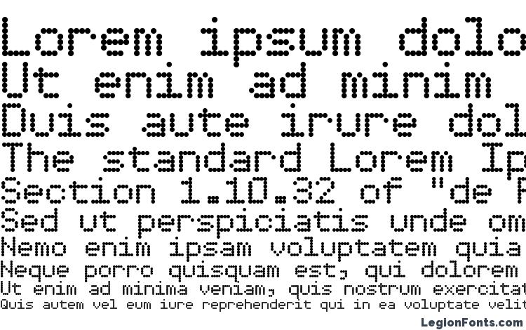 образцы шрифта Dotimatrix 5, образец шрифта Dotimatrix 5, пример написания шрифта Dotimatrix 5, просмотр шрифта Dotimatrix 5, предосмотр шрифта Dotimatrix 5, шрифт Dotimatrix 5