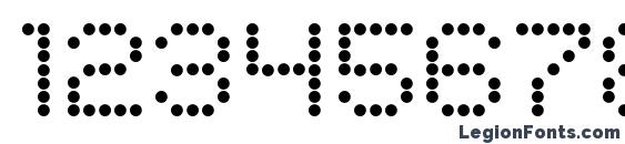 Dots All For Now JL Font, Number Fonts