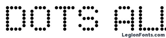 шрифт Dots All For Now JL, бесплатный шрифт Dots All For Now JL, предварительный просмотр шрифта Dots All For Now JL