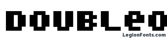 Doubleohone bold Font