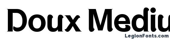 Doux Medium font, free Doux Medium font, preview Doux Medium font