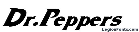 Dr.Peppers font, free Dr.Peppers font, preview Dr.Peppers font