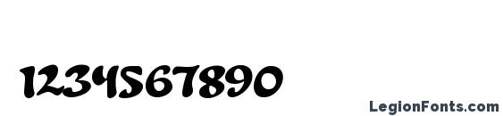 Dr Sugiyama Font, Number Fonts