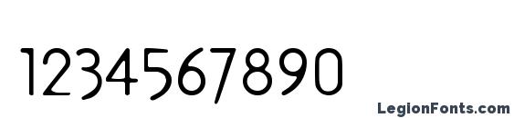 Draft Plate Font, Number Fonts