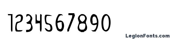 Drafting Table Condensed Font, Number Fonts