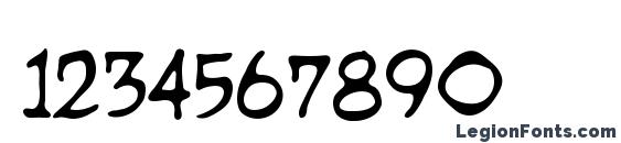 Dragonbones BB Font, Number Fonts