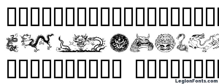 глифы шрифта Dragons, символы шрифта Dragons, символьная карта шрифта Dragons, предварительный просмотр шрифта Dragons, алфавит шрифта Dragons, шрифт Dragons
