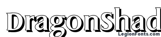 DragonShadow Bold font, free DragonShadow Bold font, preview DragonShadow Bold font