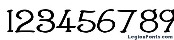 Draughtsman Bold Font, Number Fonts