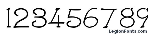 Draughtsman Font, Number Fonts