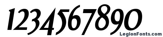 DreamOrphans BoldItalic Font, Number Fonts