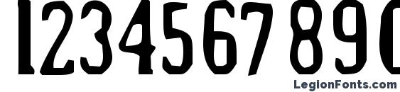 Drek normal Font, Number Fonts