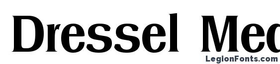 Dressel Medium Regular font, free Dressel Medium Regular font, preview Dressel Medium Regular font