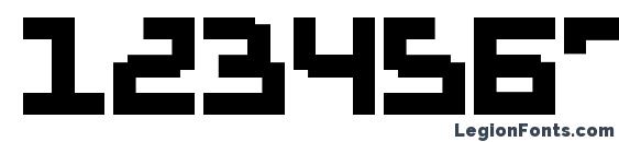 Drid Herder Solid Font, Number Fonts