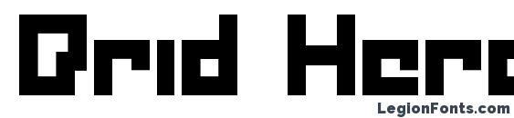 Drid Herder Solid Font
