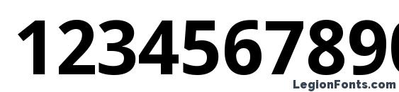 Droid Sans Bold Font, Number Fonts