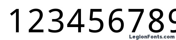 Droid Sans Mono Font, Number Fonts