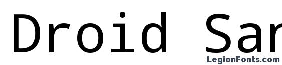Droid Sans Mono font, free Droid Sans Mono font, preview Droid Sans Mono font