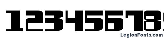 Drosselmeyer Expanded Font, Number Fonts