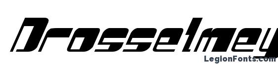 шрифт Drosselmeyer Italic, бесплатный шрифт Drosselmeyer Italic, предварительный просмотр шрифта Drosselmeyer Italic