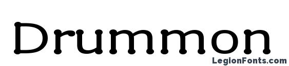 Drummon font, free Drummon font, preview Drummon font