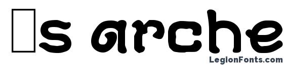 Ds archeology demo font, free Ds archeology demo font, preview Ds archeology demo font