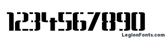 DS Army Cyr Font, Number Fonts