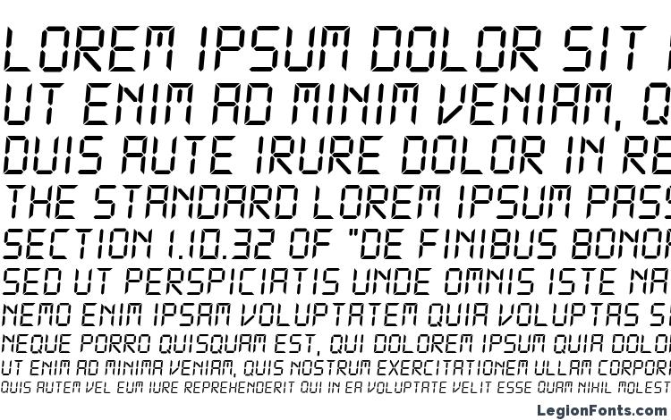 specimens Ds digital italic font, sample Ds digital italic font, an example of writing Ds digital italic font, review Ds digital italic font, preview Ds digital italic font, Ds digital italic font