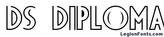 Ds diplomadbl bold Font