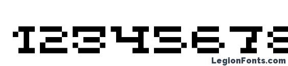 Шрифт DS FlashSerif, Шрифты для цифр и чисел