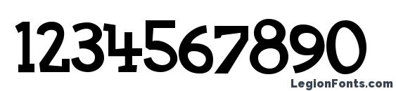 DS Goose Font, Number Fonts