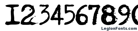 DS Moster Font, Number Fonts