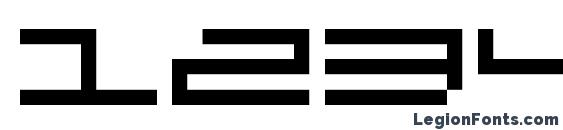 DS OlymPix Font, Number Fonts