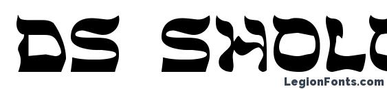 DS Sholom Medium Font, Stylish Fonts