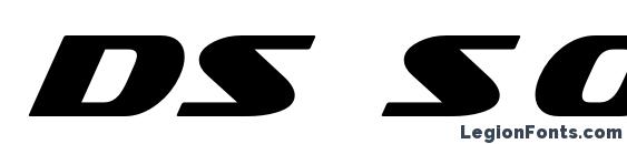 шрифт DS Sofachrome Italic, бесплатный шрифт DS Sofachrome Italic, предварительный просмотр шрифта DS Sofachrome Italic