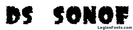 DS SonOf Black Font