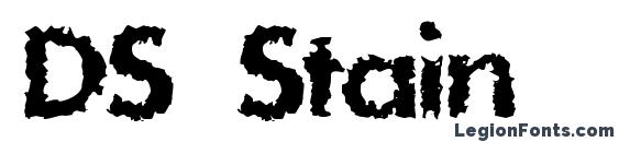 DS Stain Font