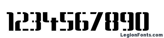 Dsarmyc Font, Number Fonts