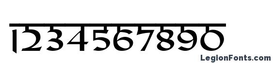 Dsizmirc Font, Number Fonts