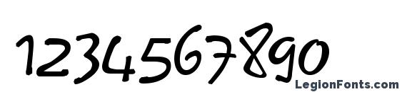 Dsnote Font, Number Fonts